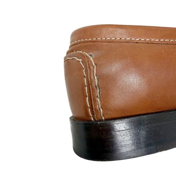 Cole Haan Stitched Moc Toe Loafers Womens 8.5 B Leather Slip-On Flats - Picture 14 of 16